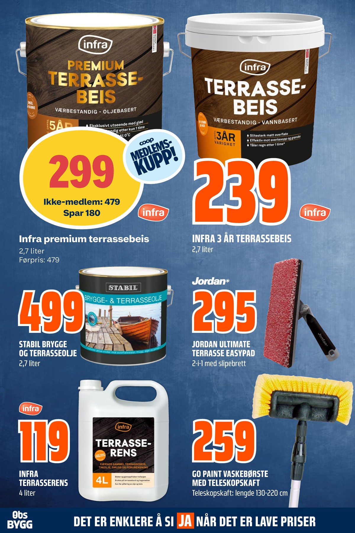 Se Coop Obs Bygg kundeavis for uge 18 på Tilbudsuken.no. Se gode tilbud på mange varer. Les kundeavisen her! Side 9