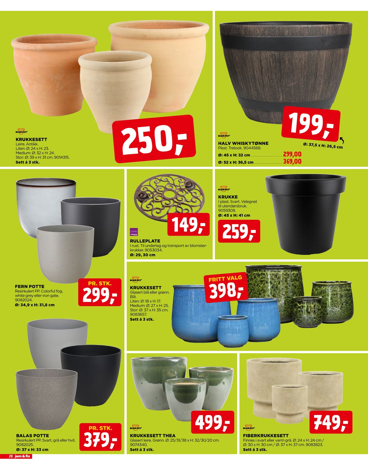 Se Jem & Fix kundeavis for uge 18 på Tilbudsuken.no. Se gode tilbud på mange varer. Les kundeavisen her! Side 20