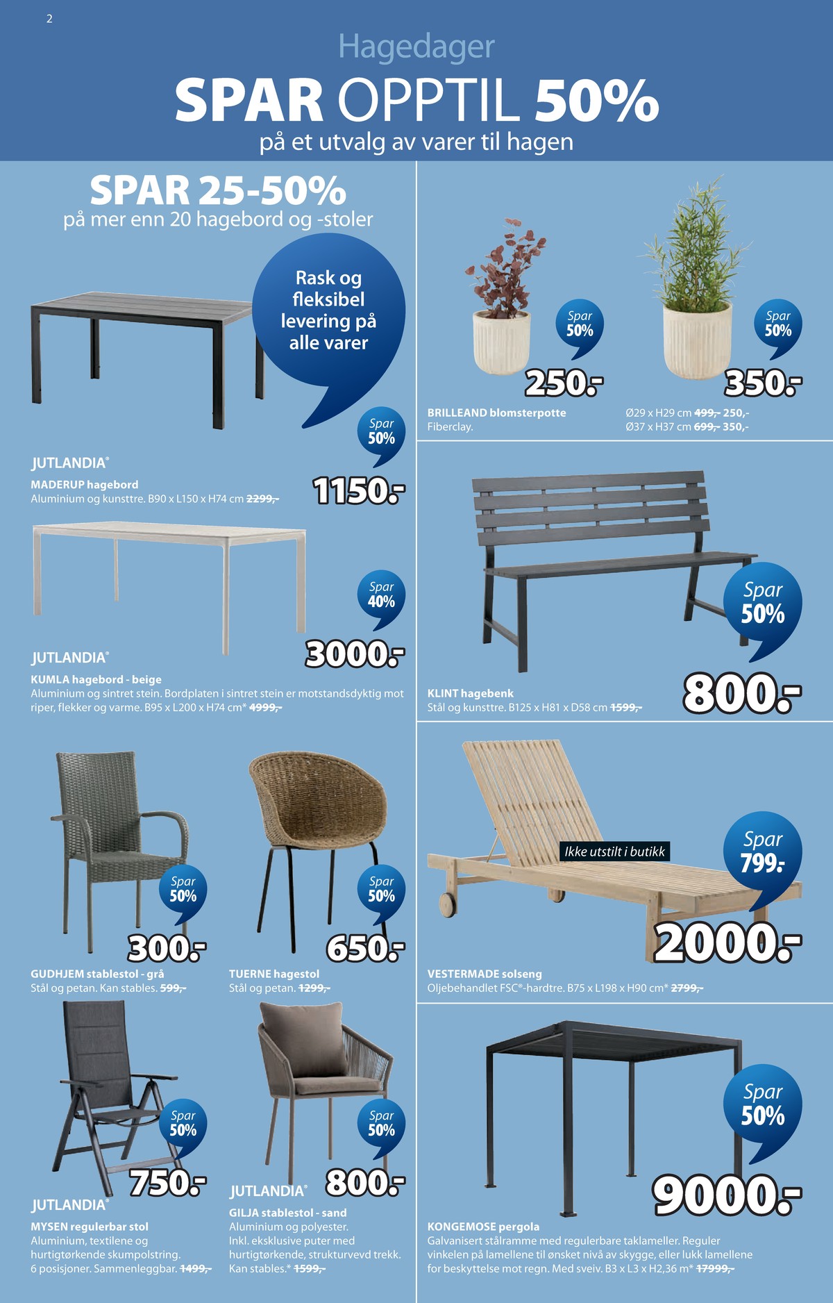 Se JYSK kundeavis for uge 18 på Tilbudsuken.no. Se gode tilbud på mange varer. Les kundeavisen her! Side 3