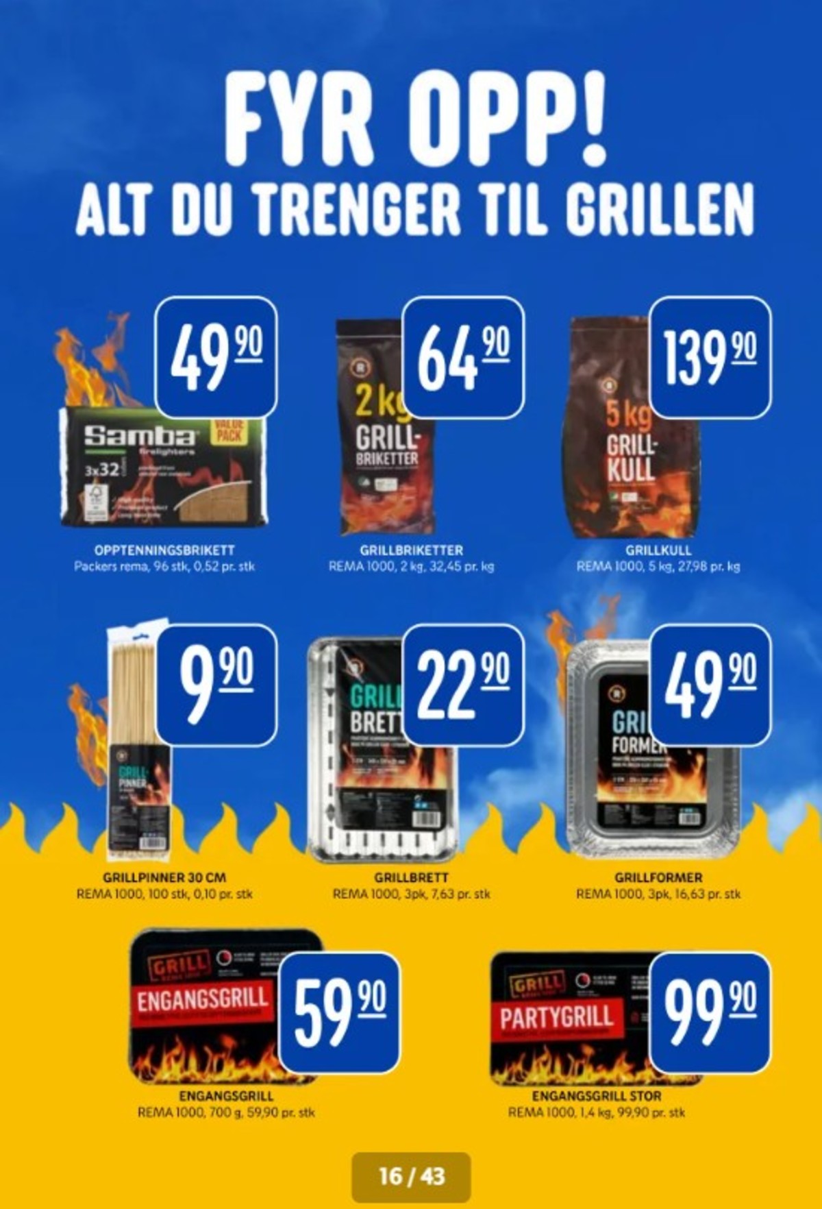 Se Rema 1000 kundeavis for uge 18 på Tilbudsuken.no. Se gode tilbud på mange varer. Les kundeavisen her! Side 16