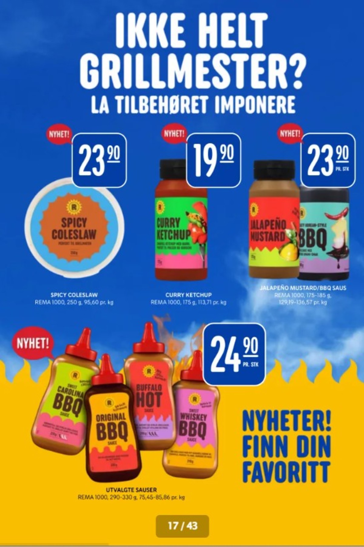 Se Rema 1000 kundeavis for uge 18 på Tilbudsuken.no. Se gode tilbud på mange varer. Les kundeavisen her! Side 17