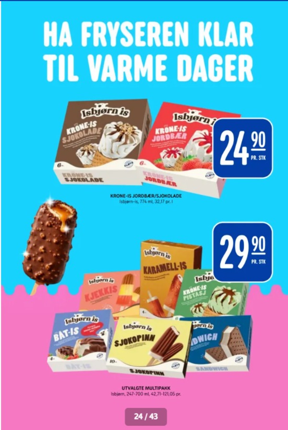 Se Rema 1000 kundeavis for uge 18 på Tilbudsuken.no. Se gode tilbud på mange varer. Les kundeavisen her! Side 24