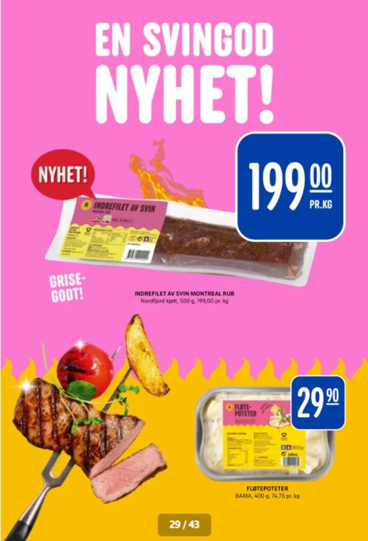 Se Rema 1000 kundeavis for uge 18 på Tilbudsuken.no. Se gode tilbud på mange varer. Les kundeavisen her! Side 29