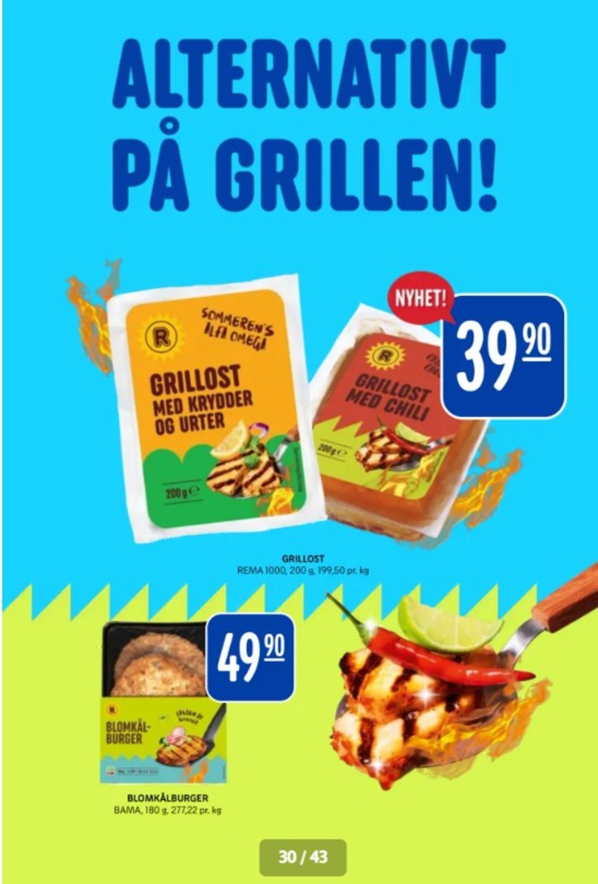 Se Rema 1000 kundeavis for uge 18 på Tilbudsuken.no. Se gode tilbud på mange varer. Les kundeavisen her! Side 30