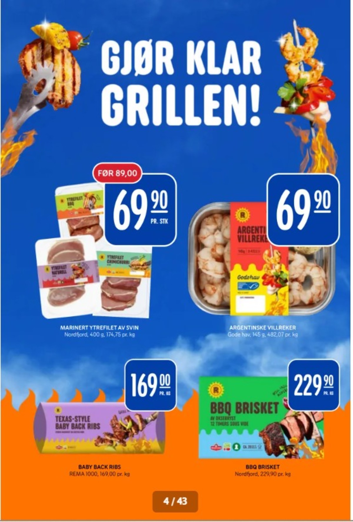 Se Rema 1000 kundeavis for uke 18 på Tilbudsuken.no. Se gode tilbud på mange varer, f.eks. ytrefilet rema 1000 eller reker godehav. Les kundeavisen her! Side 4