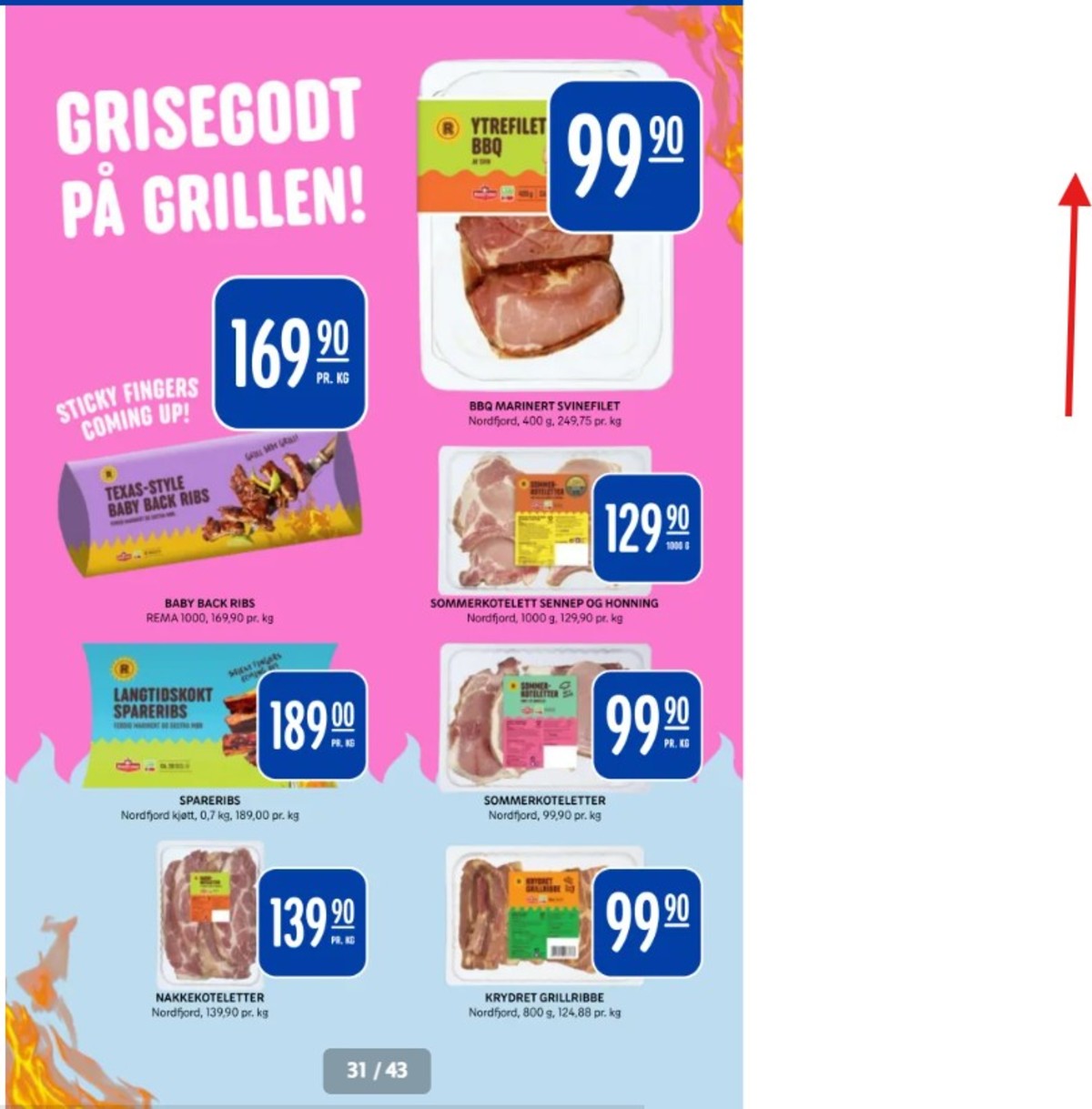 Se Rema 1000 kundeavis for uge 18 på Tilbudsuken.no. Se gode tilbud på mange varer. Les kundeavisen her! Side 31