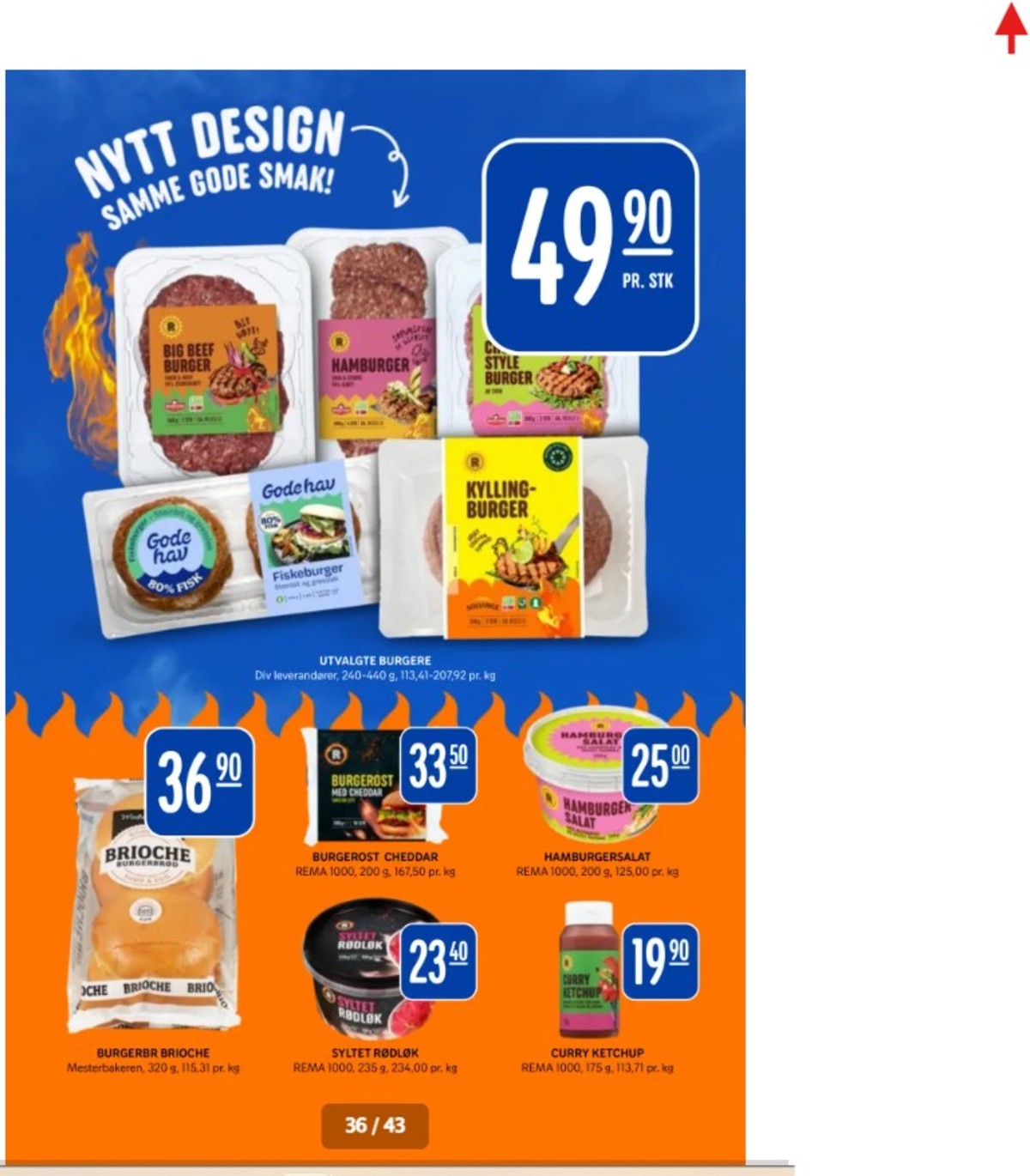 Se Rema 1000 kundeavis for uge 18 på Tilbudsuken.no. Se gode tilbud på mange varer. Les kundeavisen her! Side 36