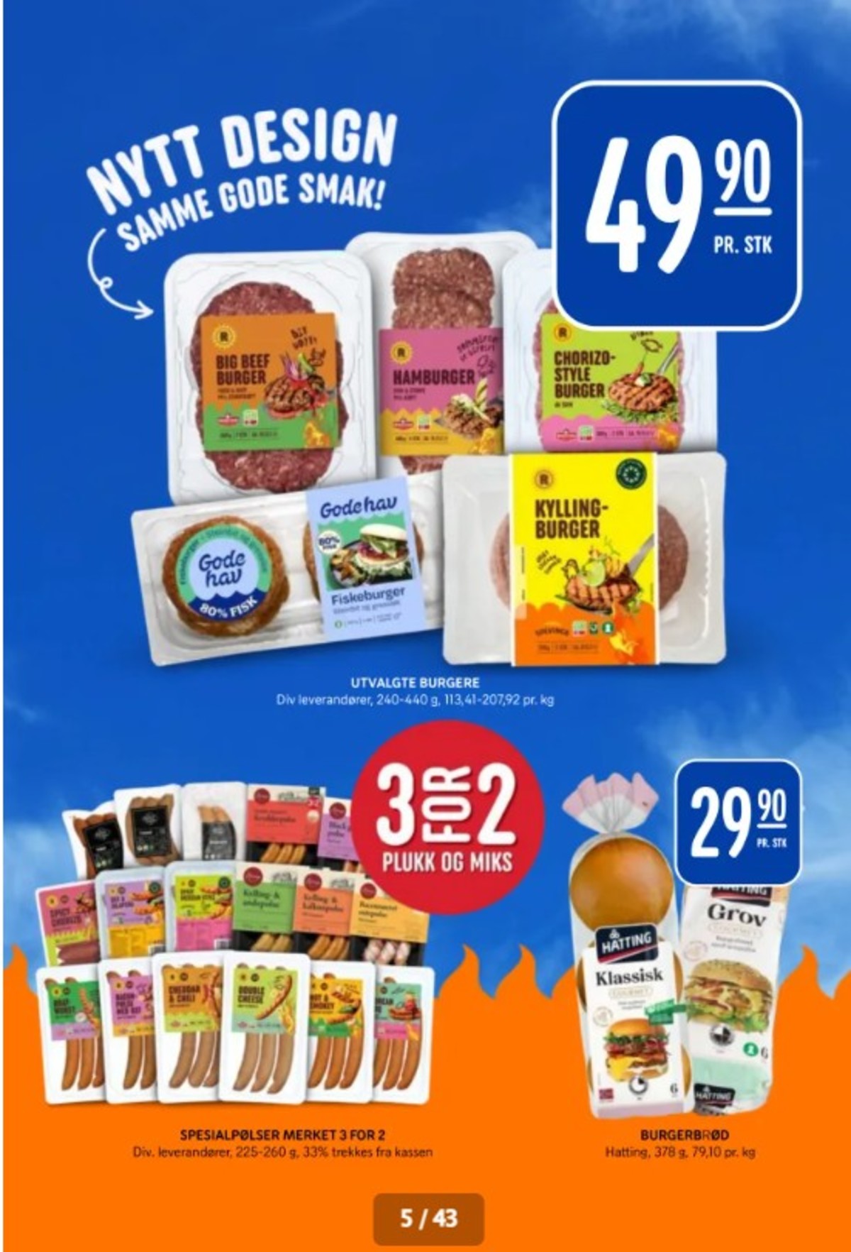 Se Rema 1000 kundeavis for uke 18 på Tilbudsuken.no. Se gode tilbud på mange varer, f.eks. hakkebiff rema 1000 eller grov gourmet burgerbrød hatting. Les kundeavisen her! Side 5