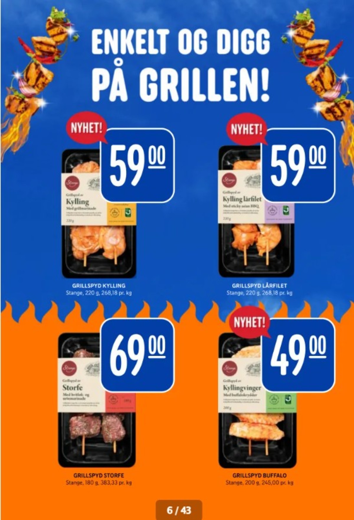 Se Rema 1000 kundeavis for uke 18 på Tilbudsuken.no. Se gode tilbud på mange varer, f.eks. kyllingspyd stange eller kyllingspyd stange. Les kundeavisen her! Side 6