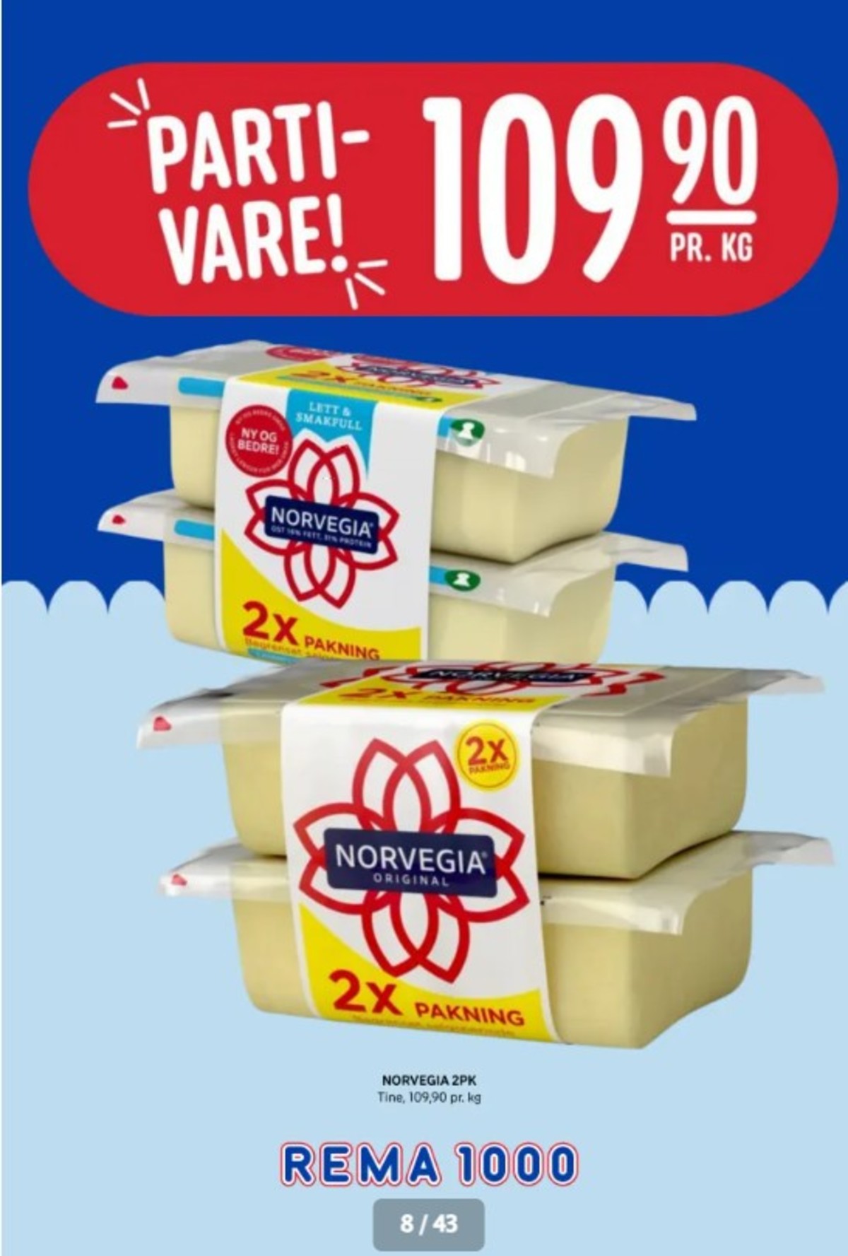 Se Rema 1000 kundeavis for uke 18 på Tilbudsuken.no. Se gode tilbud på mange varer, f.eks. skæreost norvegia eller andre varer. Les kundeavisen her! Side 8