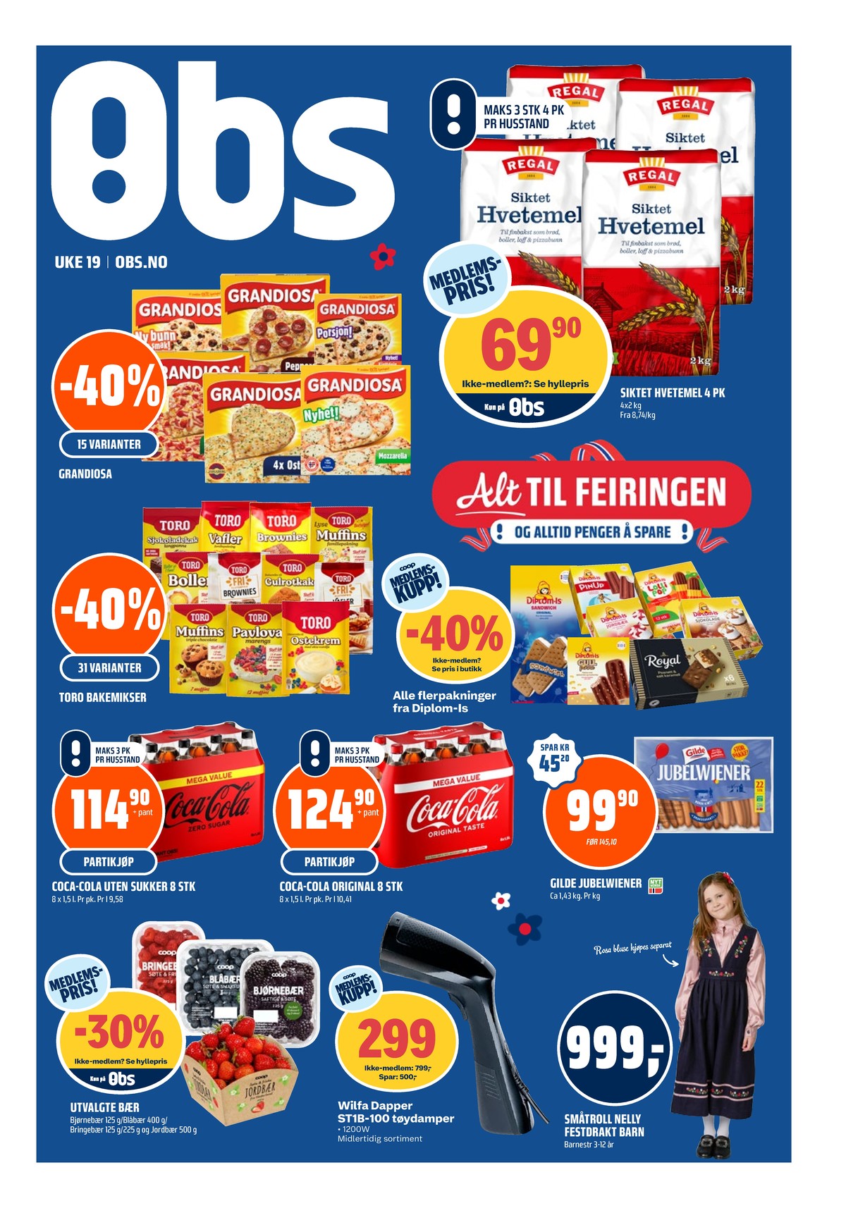 Se Coop Obs kundeavis for uge 18 på Tilbudsuken.no. Se gode tilbud på mange varer. Les kundeavisen her! Side 1