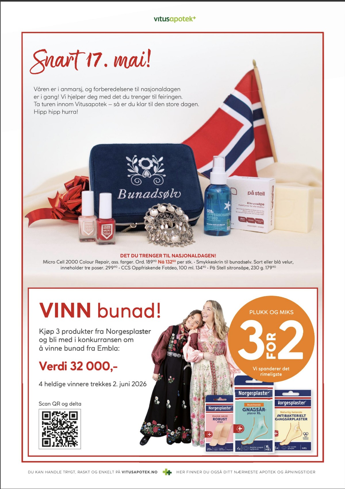 Se Vitus Apotek kundeavis for uge 19 på Tilbudsuken.no. Se gode tilbud på mange varer. Les kundeavisen her! Side 6