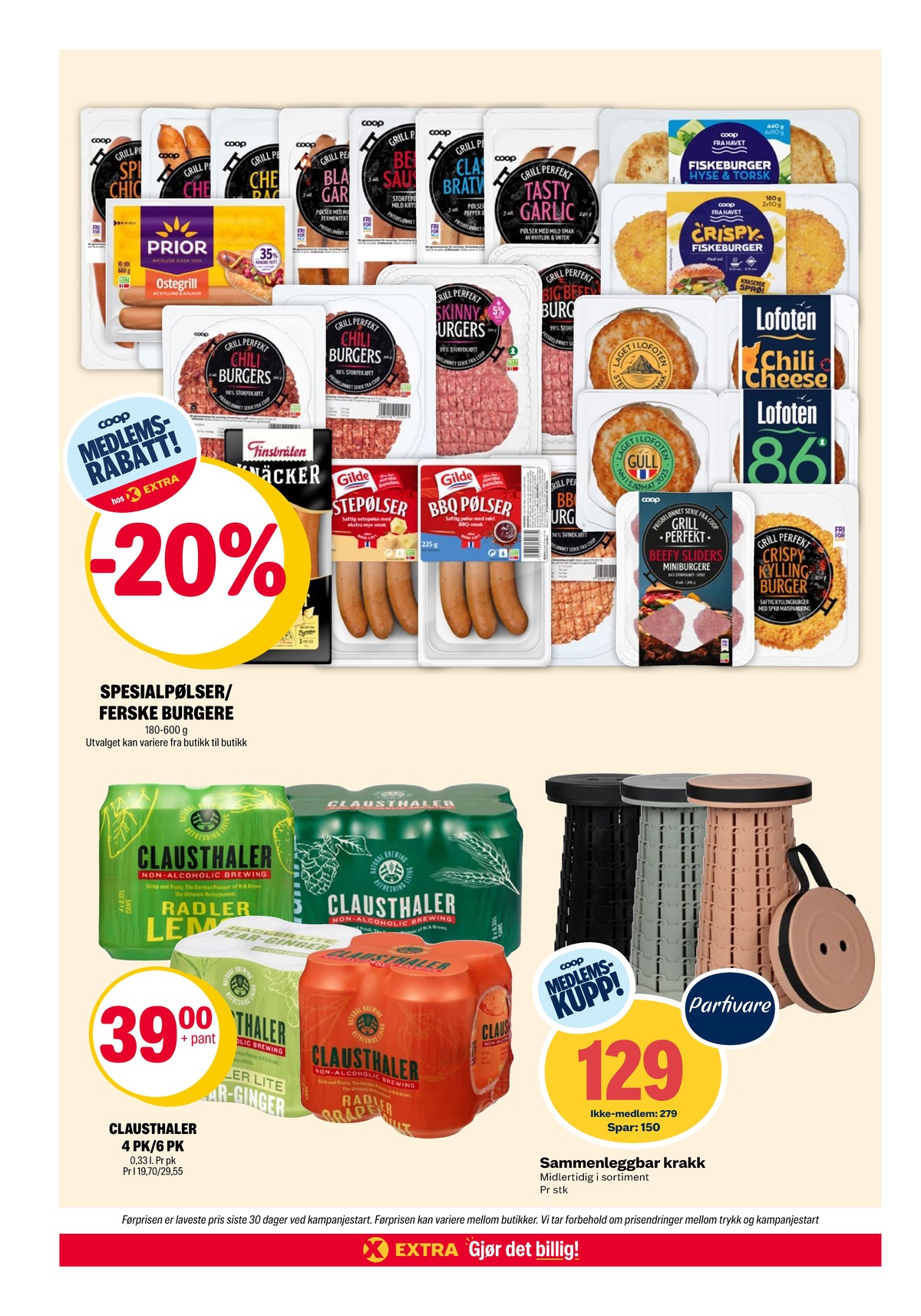 Se Coop Extra kundeavis for uge 19 på Tilbudsuken.no. Se gode tilbud på mange varer. Les kundeavisen her! Side 2