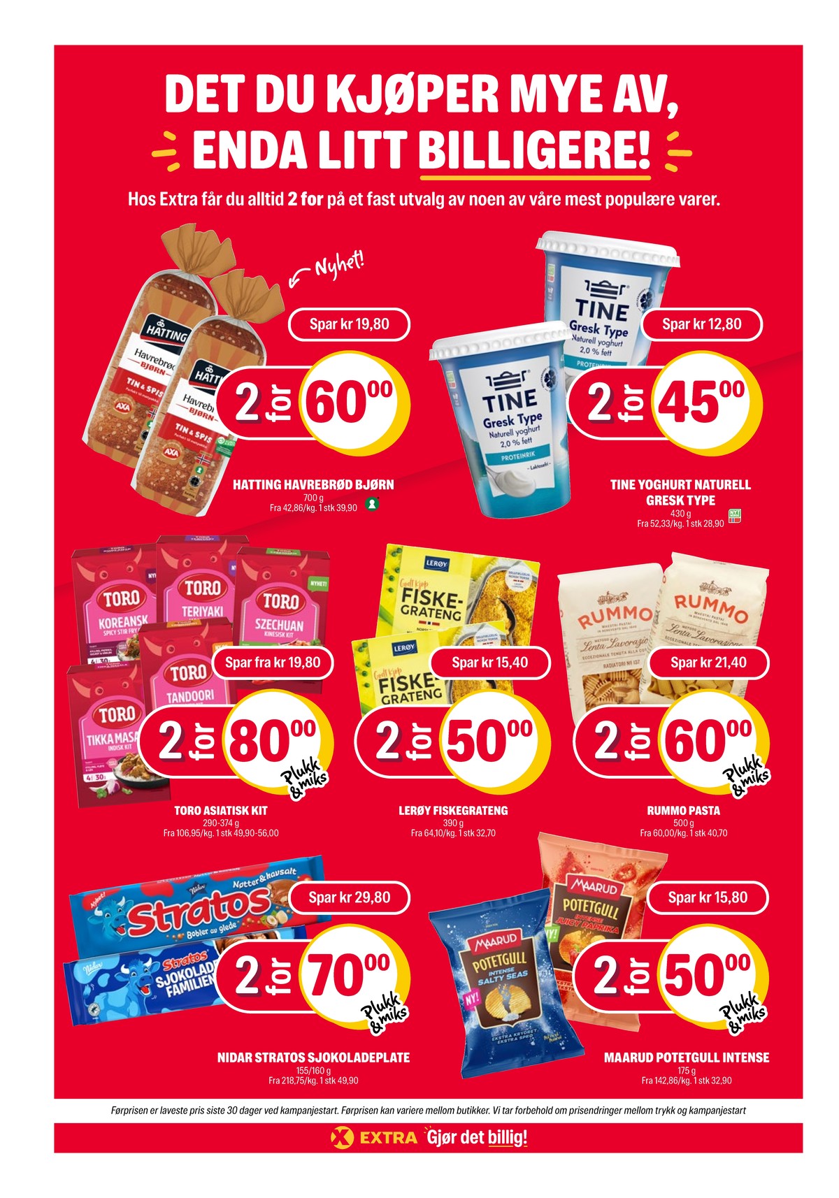 Se Coop Extra kundeavis for uge 19 på Tilbudsuken.no. Se gode tilbud på mange varer. Les kundeavisen her! Side 24