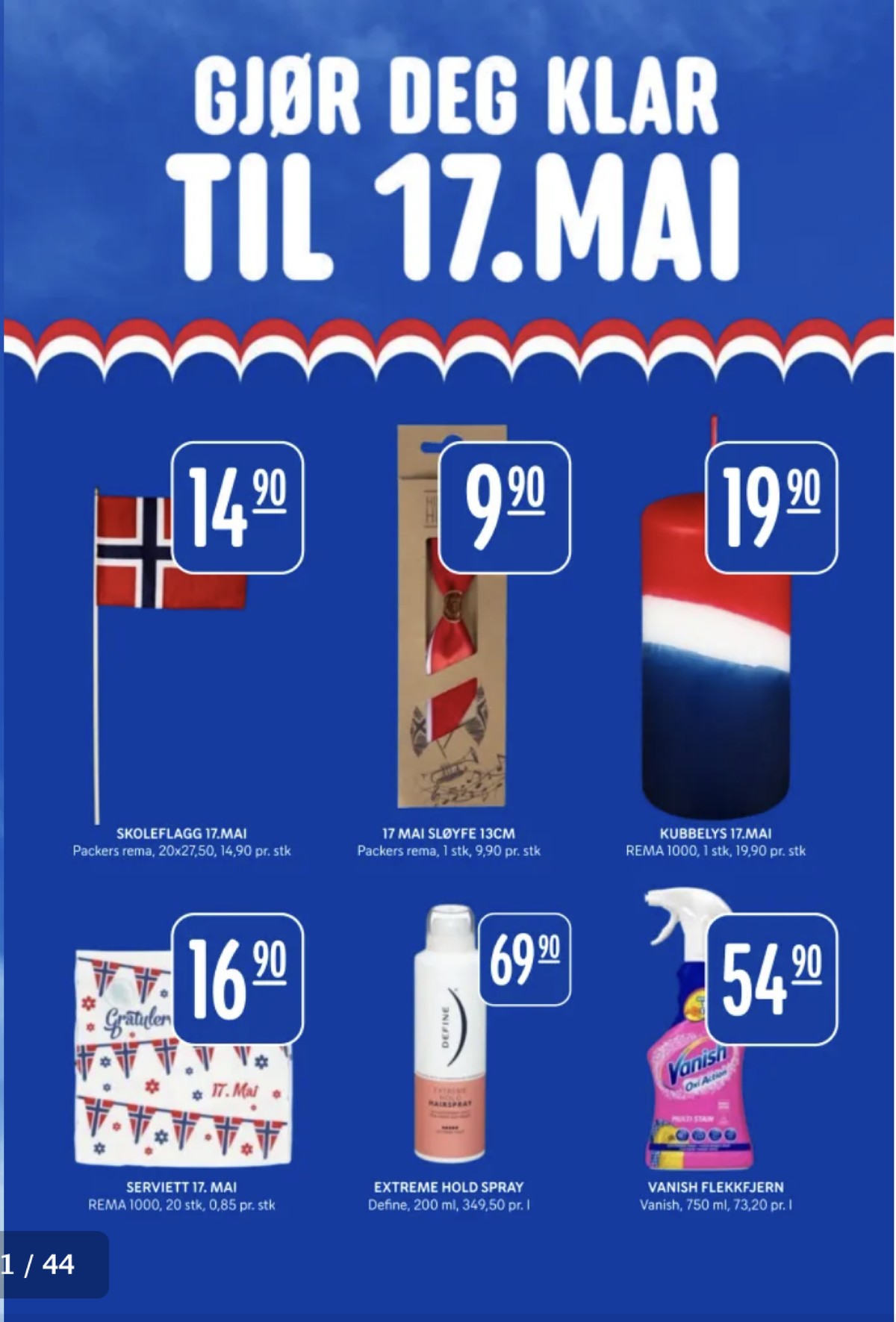 Se Rema 1000 kundeavis for uge 19 på Tilbudsuken.no. Se gode tilbud på mange varer. Les kundeavisen her! Side 41