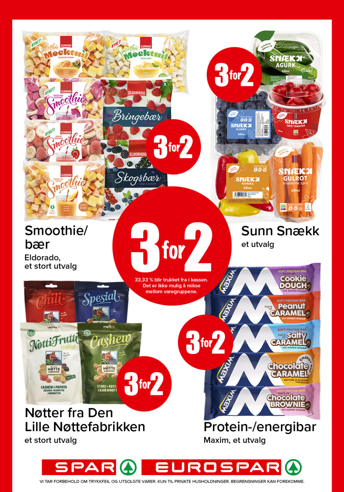 Se Spar - Eurospar kundeavis for uke 19 på Tilbudsuken.no. Se gode tilbud på mange varer, f.eks. skogsbær eldorado eller bringebær eldorado. Les kundeavisen her! Side 15