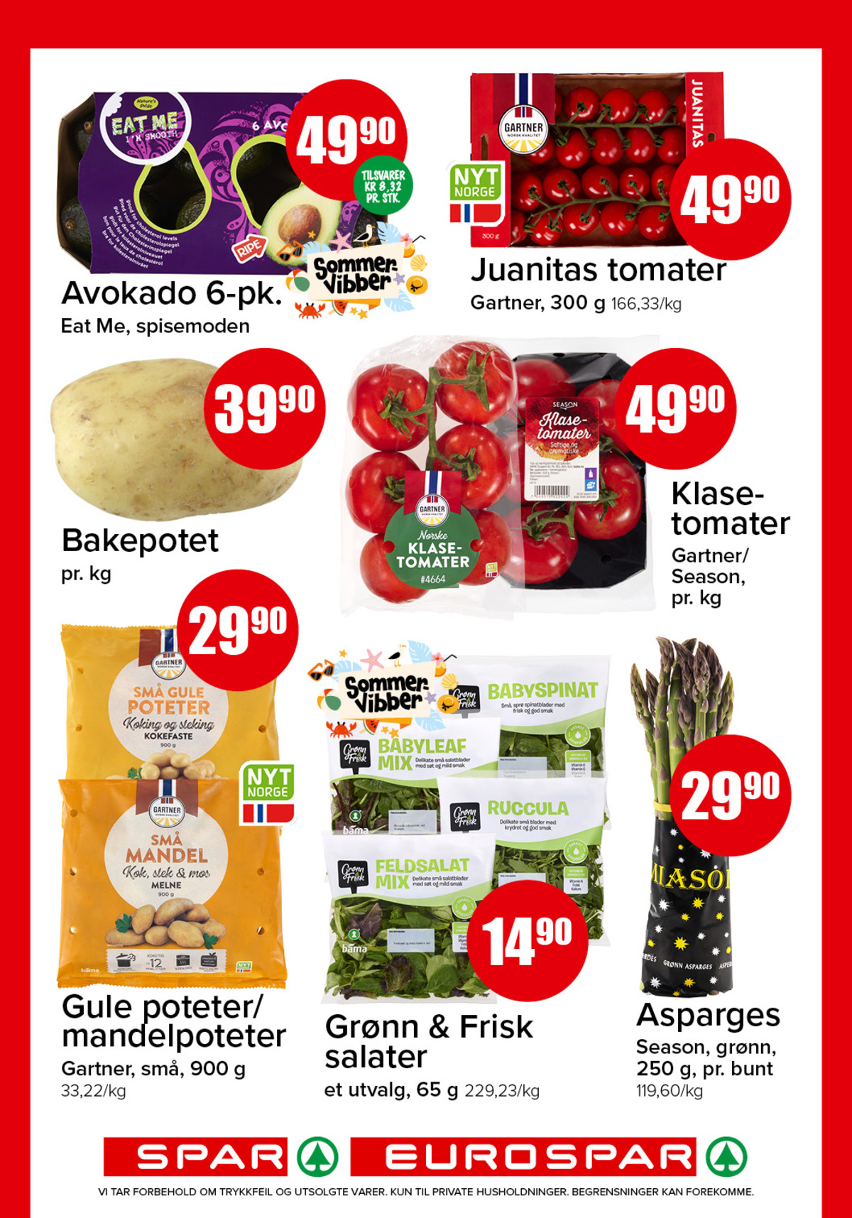 Se Spar - Eurospar kundeavis for uke 19 på Tilbudsuken.no. Se gode tilbud på mange varer, f.eks. avokado eat me eller poteter ukjent. Les kundeavisen her! Side 4