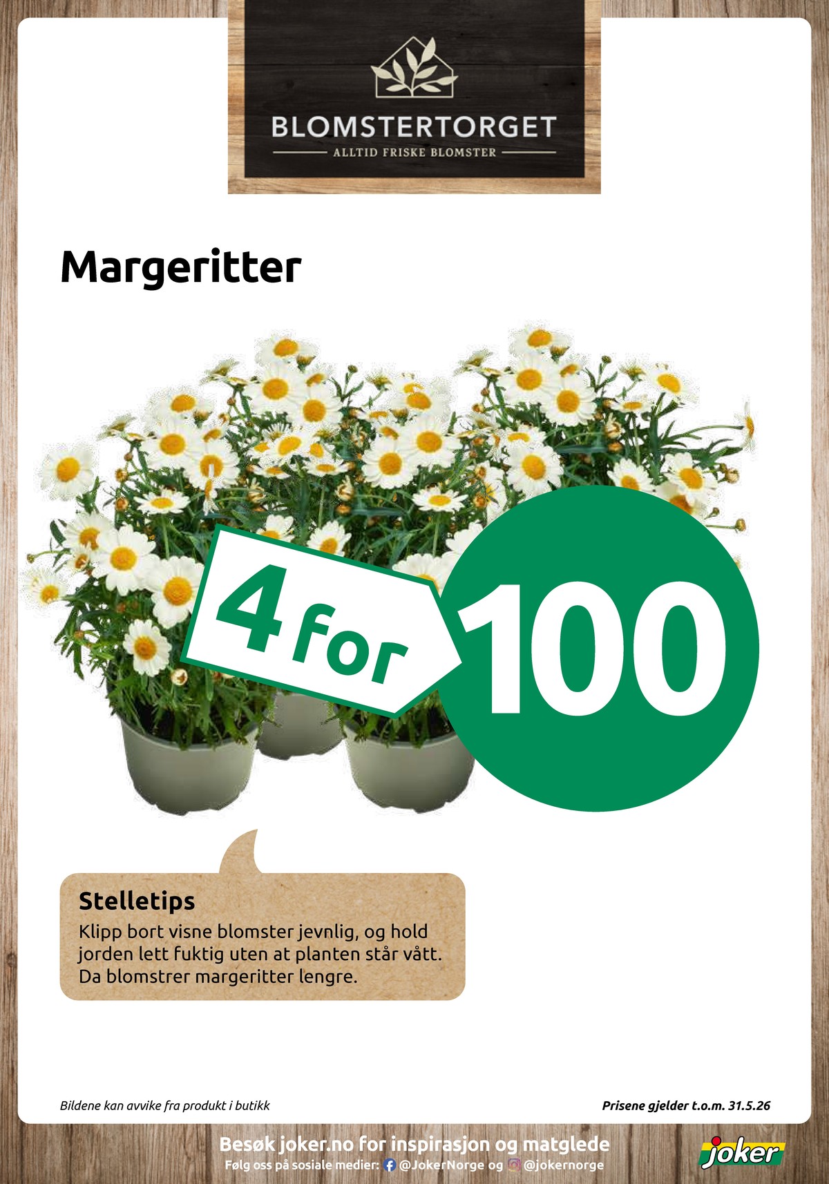 Se Joker kundeavis for uge 19 på Tilbudsuken.no. Se gode tilbud på mange varer. Les kundeavisen her! Side 11