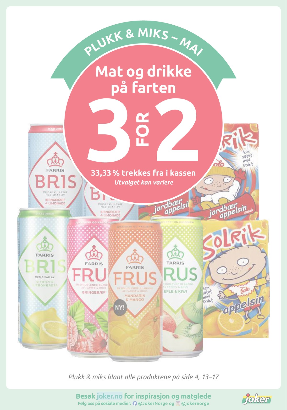 Se Joker kundeavis for uge 19 på Tilbudsuken.no. Se gode tilbud på mange varer. Les kundeavisen her! Side 14