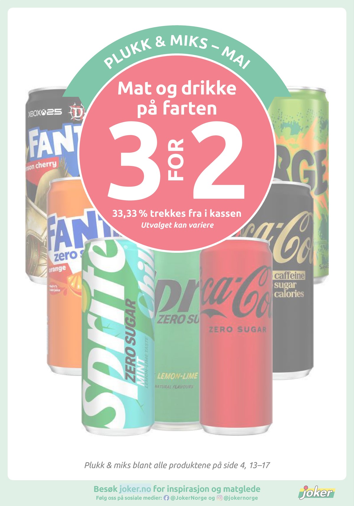 Se Joker kundeavis for uge 19 på Tilbudsuken.no. Se gode tilbud på mange varer. Les kundeavisen her! Side 15