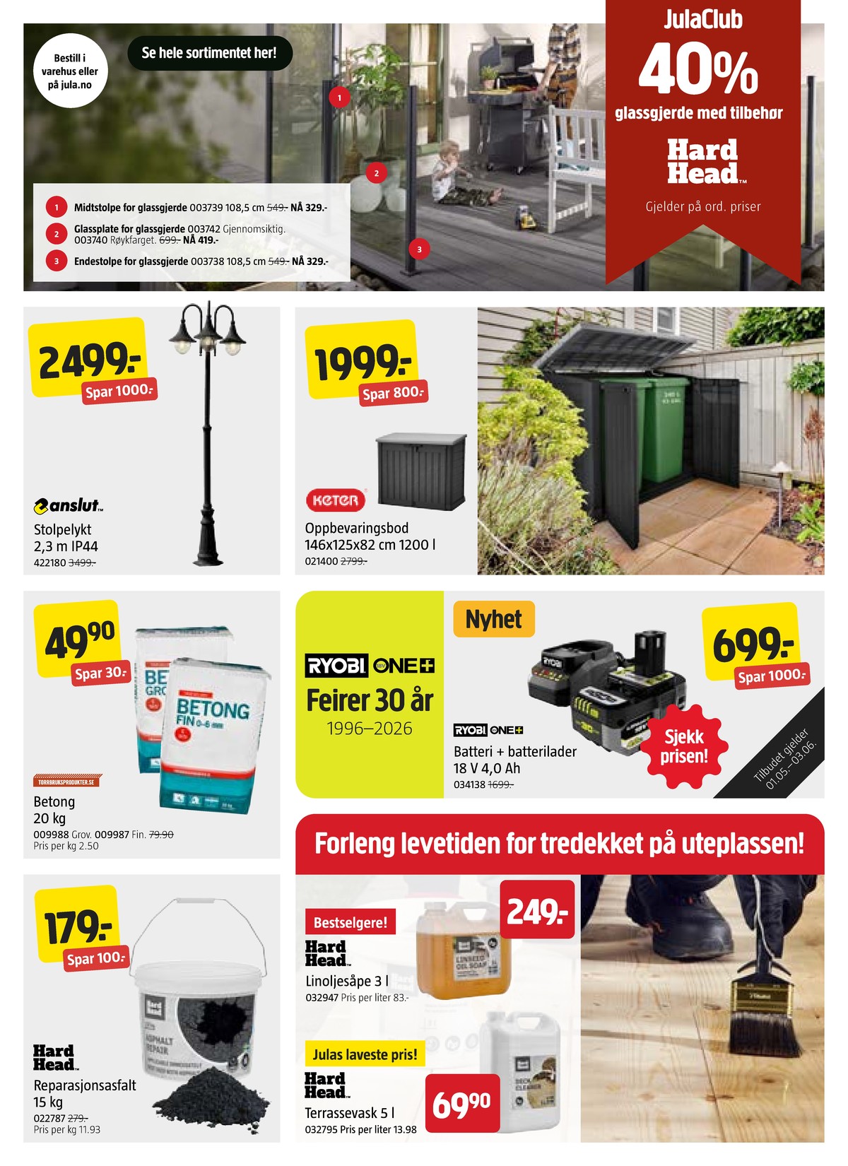 Se Jula kundeavis for uge 19 på Tilbudsuken.no. Se gode tilbud på mange varer. Les kundeavisen her! Side 3