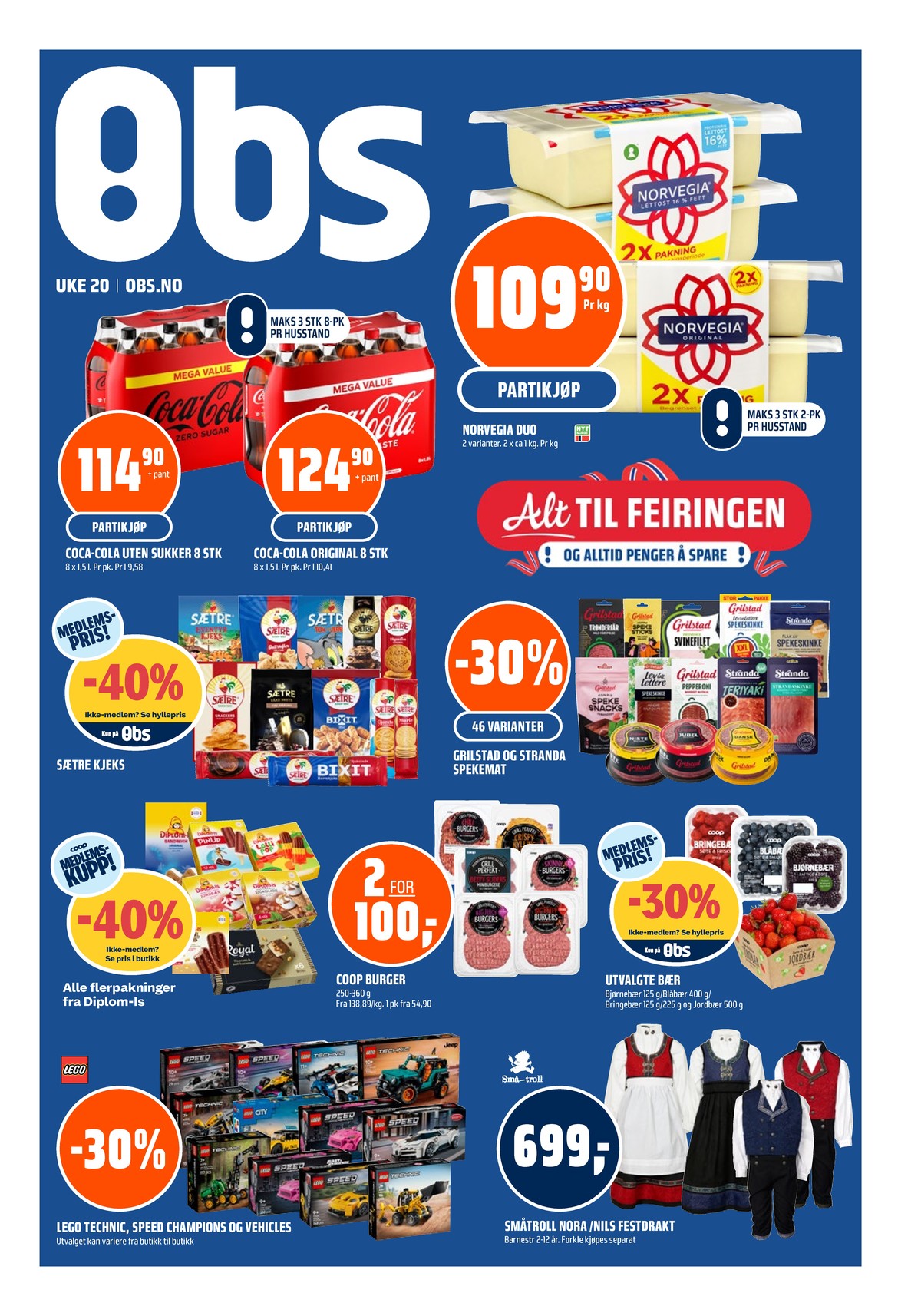 Se Coop Obs kundeavis for uge 19 på Tilbudsuken.no. Se gode tilbud på mange varer. Les kundeavisen her! Side 1