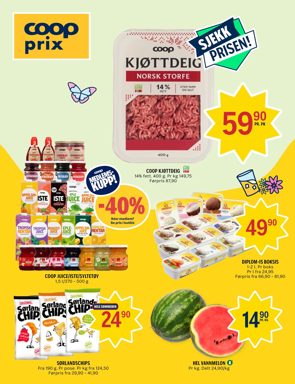 Se Coop Prix kundeavis for uge 19 på Tilbudsuken.no. Se gode tilbud på mange varer. Les kundeavisen her! Side 1