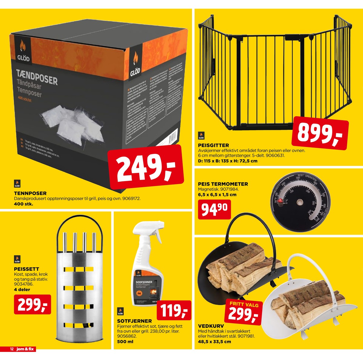 Se Jem & Fix kundeavis for uge 2 på Tilbudsuken.no. Se gode tilbud på mange varer. Les kundeavisen her! Side 12