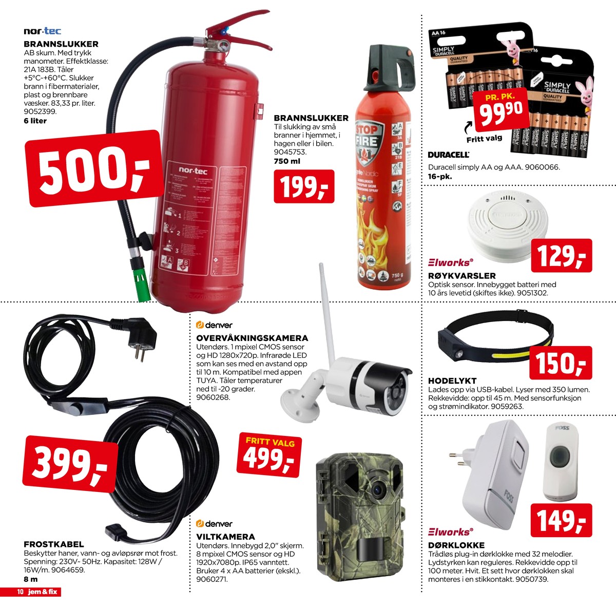 Se Jem & Fix kundeavis for uge 2 på Tilbudsuken.no. Se gode tilbud på mange varer. Les kundeavisen her! Side 10