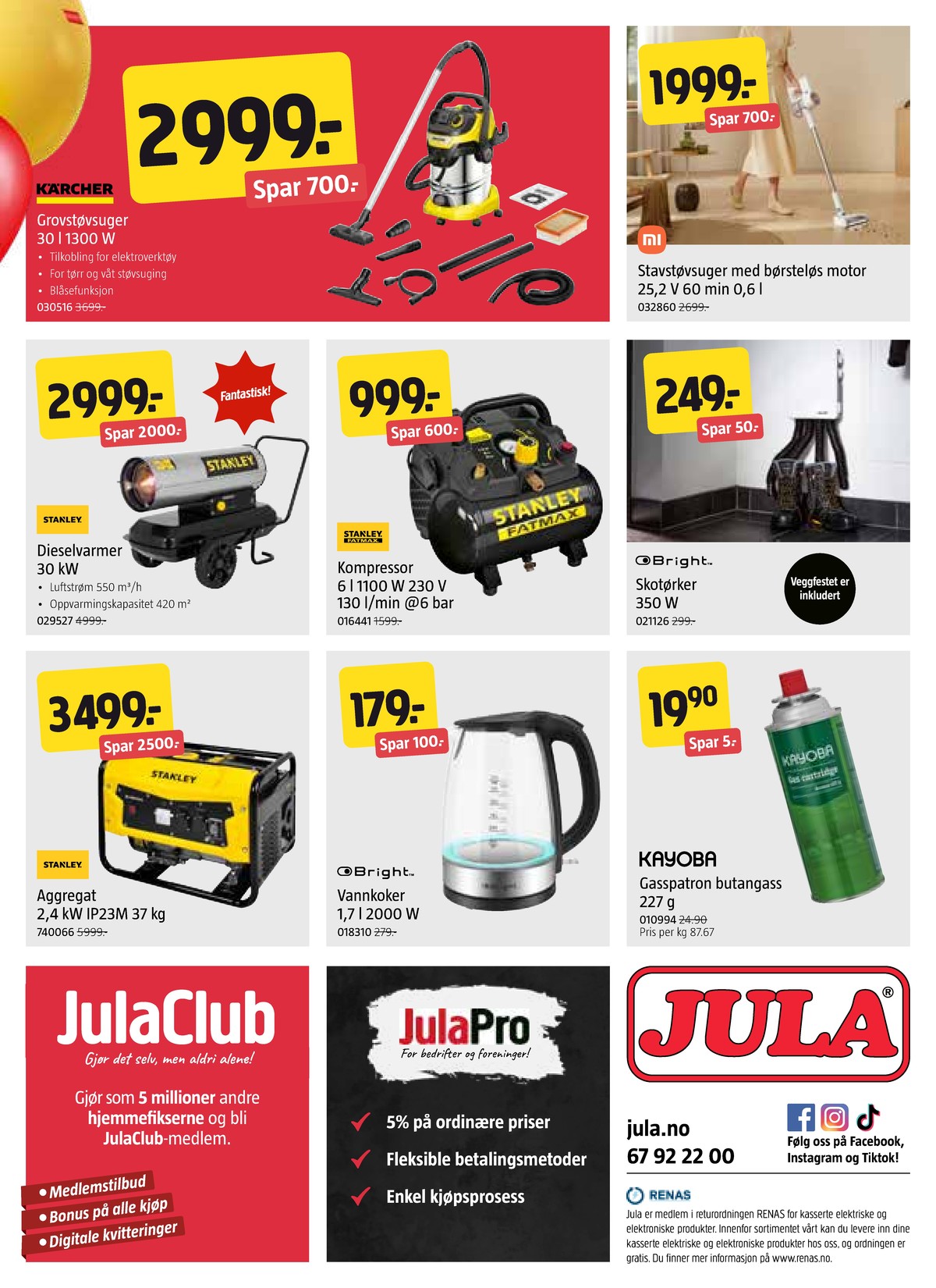 Se Jula kundeavis for uge 2 på Tilbudsuken.no. Se gode tilbud på mange varer. Les kundeavisen her! Side 18