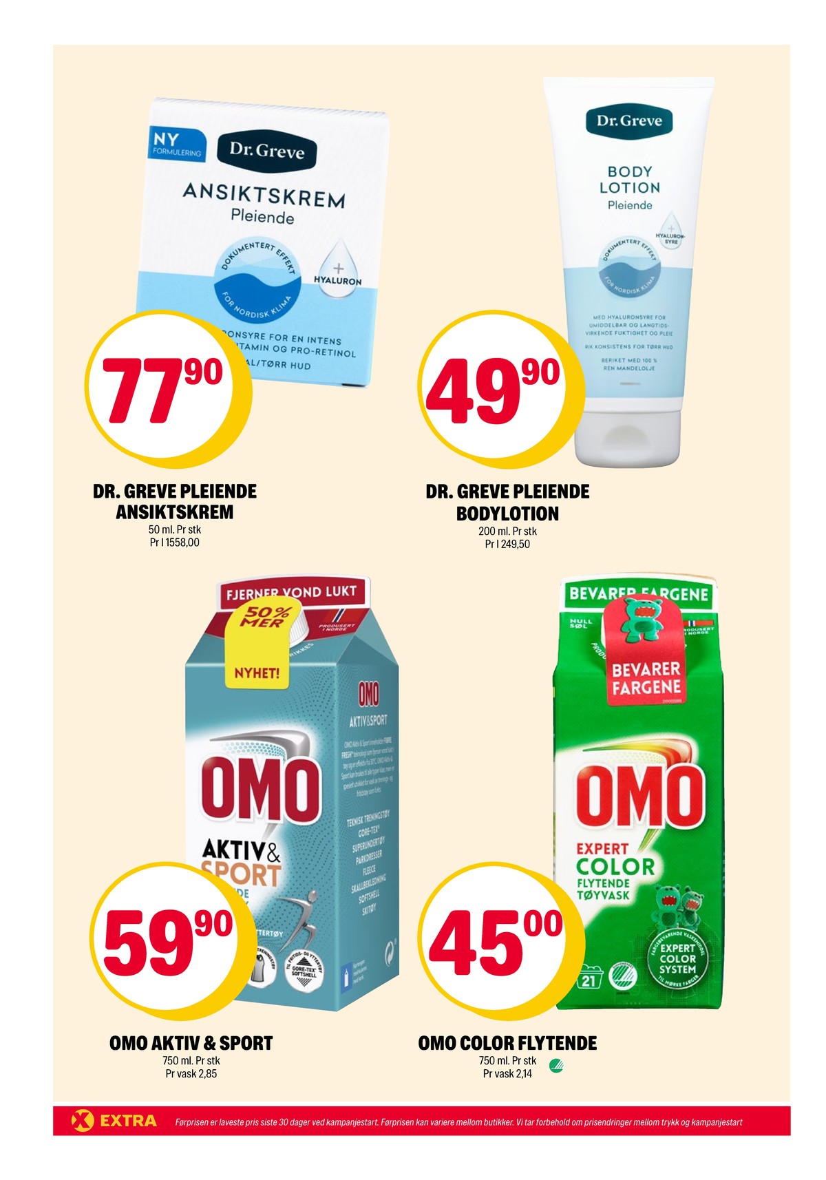 Se Coop Extra kundeavis for uke 2 på Tilbudsuken.no. Se gode tilbud på mange varer, f.eks. krem dr greve eller bodylotion dr greve. Les kundeavisen her! Side 14