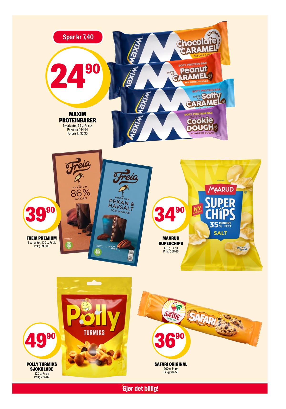 Se Coop Extra kundeavis for uke 2 på Tilbudsuken.no. Se gode tilbud på mange varer, f.eks. proteinbar maxim eller sjokoladeplate premium. Les kundeavisen her! Side 9