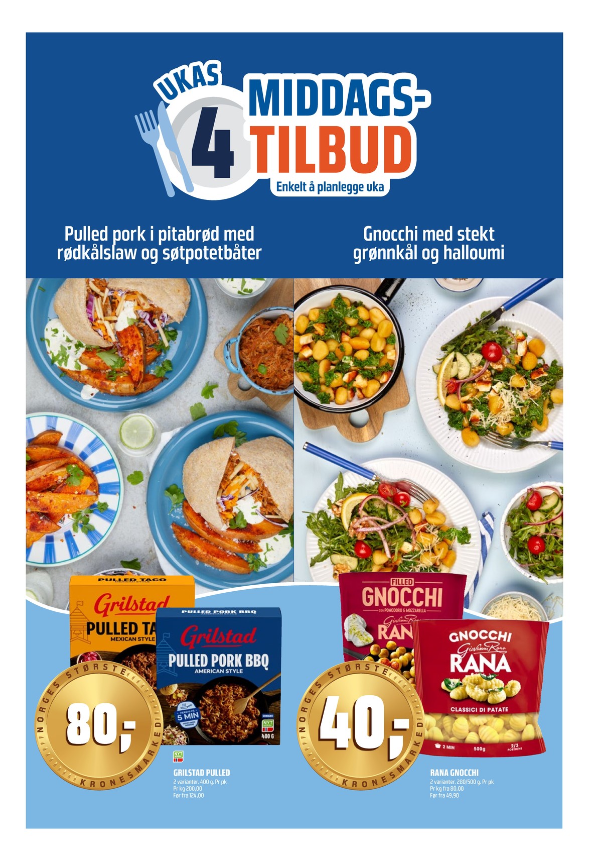 Se Coop Obs kundeavis for uke 2 på Tilbudsuken.no. Se gode tilbud på mange varer, f.eks. pulled pork grilstad eller gnocchi freschi di patate rana. Les kundeavisen her! Side 17