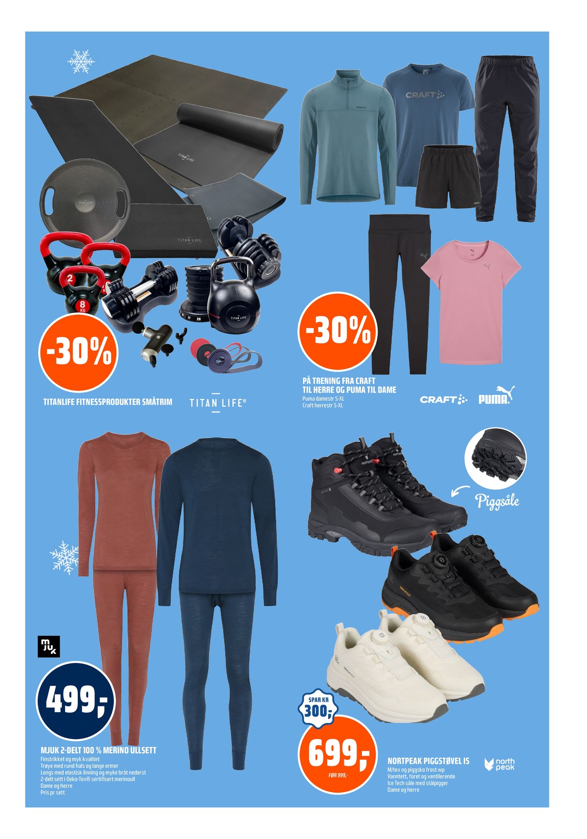 Se Coop Obs kundeavis for uke 2 på Tilbudsuken.no. Se gode tilbud på mange varer, f.eks. treningsudstyr titan life eller t-shirt craft. Les kundeavisen her! Side 21