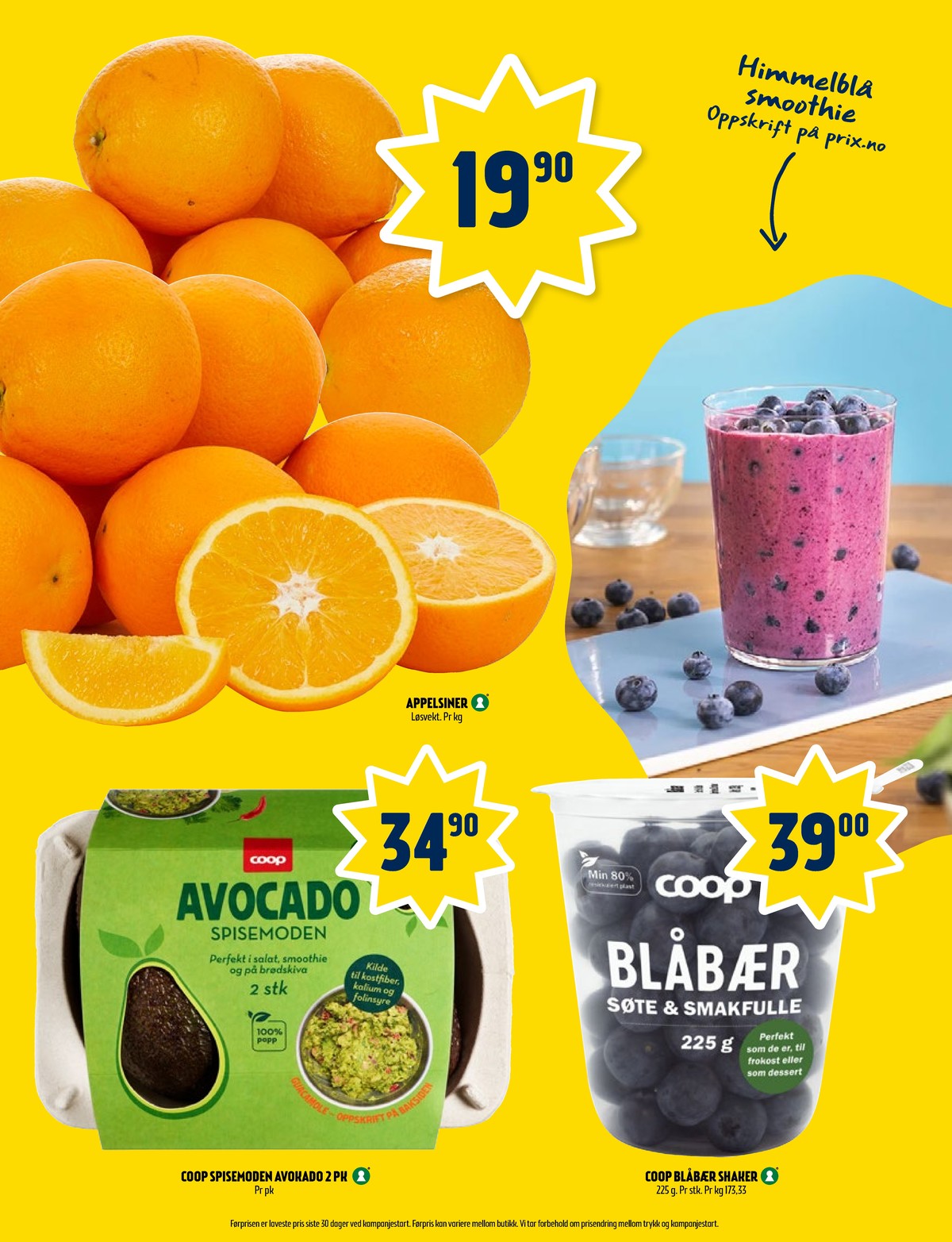 Se Coop Prix kundeavis for uke 2 på Tilbudsuken.no. Se gode tilbud på mange varer, f.eks. appelsiner ukjent eller avokado coop. Les kundeavisen her! Side 4