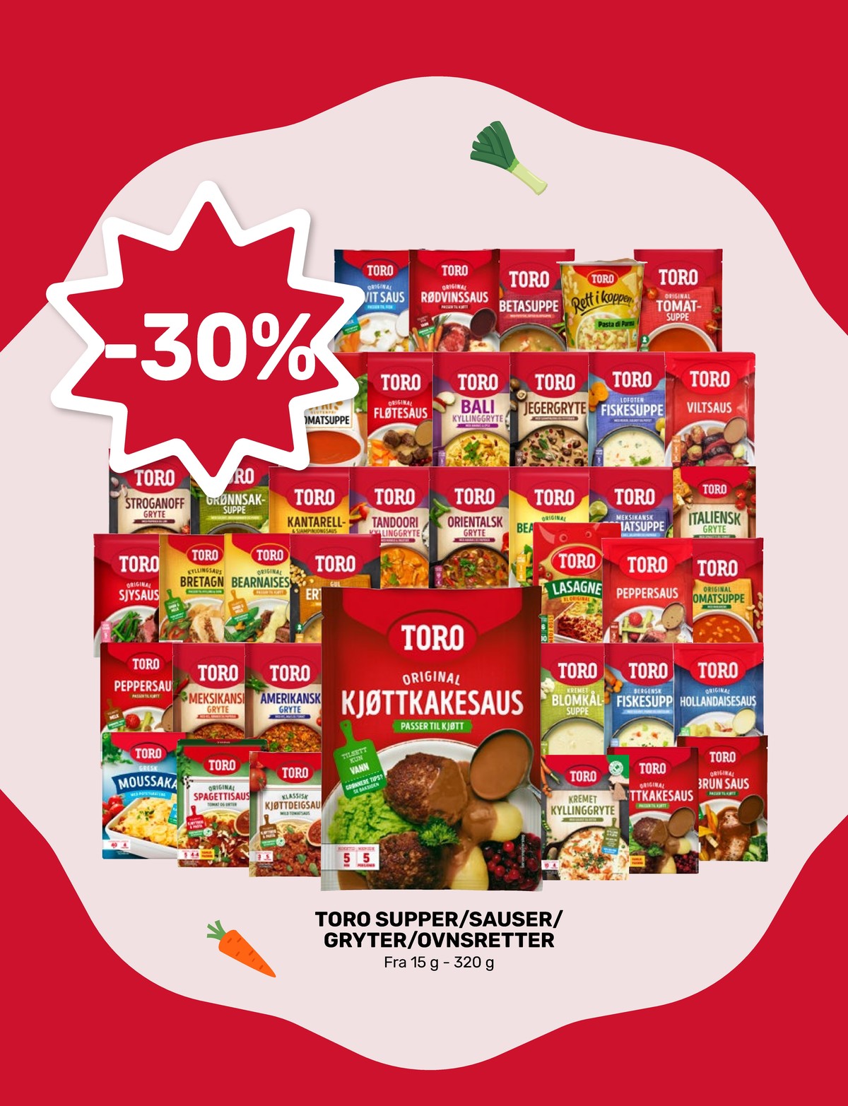 Se Matkroken kundeavis for uke 2 på Tilbudsuken.no. Se gode tilbud på mange varer, f.eks. kantarell- og sjampinjongsaus toro eller tandoori kyllinggryte toro. Les kundeavisen her! Side 3