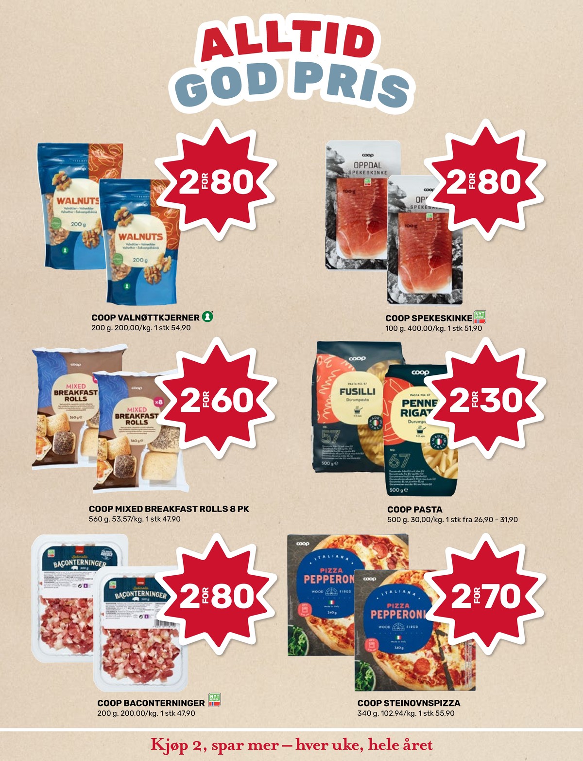 Se Matkroken kundeavis for uke 2 på Tilbudsuken.no. Se gode tilbud på mange varer, f.eks. valnøtter coop eller spekeskinke coop. Les kundeavisen her! Side 4