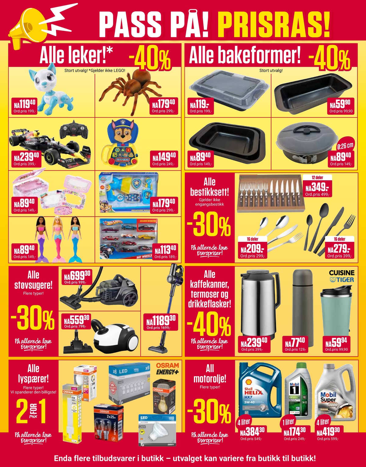 Se Europris kundeavis for uke 2 på Tilbudsuken.no. Se gode tilbud på mange varer, f.eks. interaktiv leketøy ukjent eller lekedyr ukjent. Les kundeavisen her! Side 7