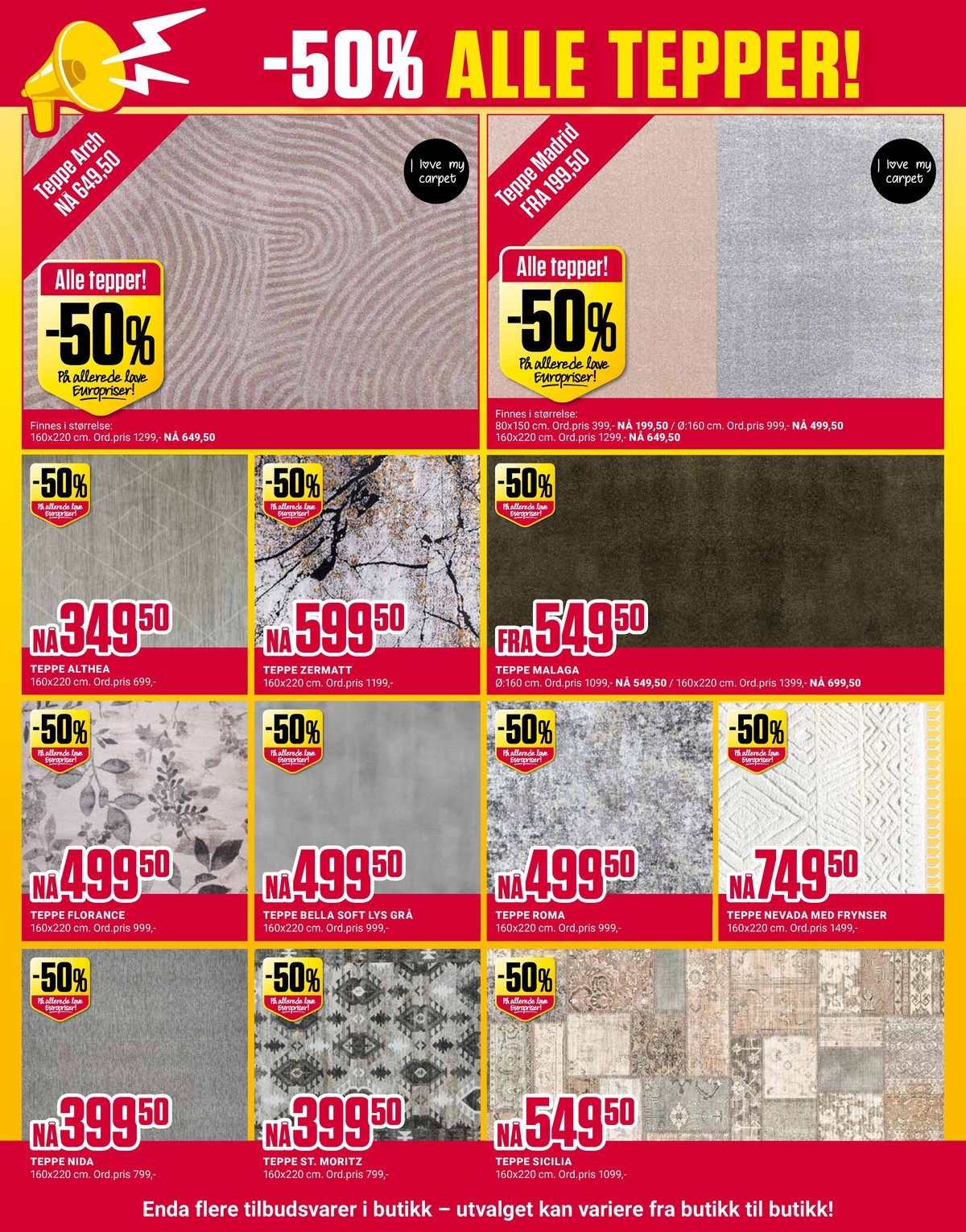 Se Europris kundeavis for uke 2 på Tilbudsuken.no. Se gode tilbud på mange varer, f.eks. teppe ukjent eller teppe ukjent. Les kundeavisen her! Side 9