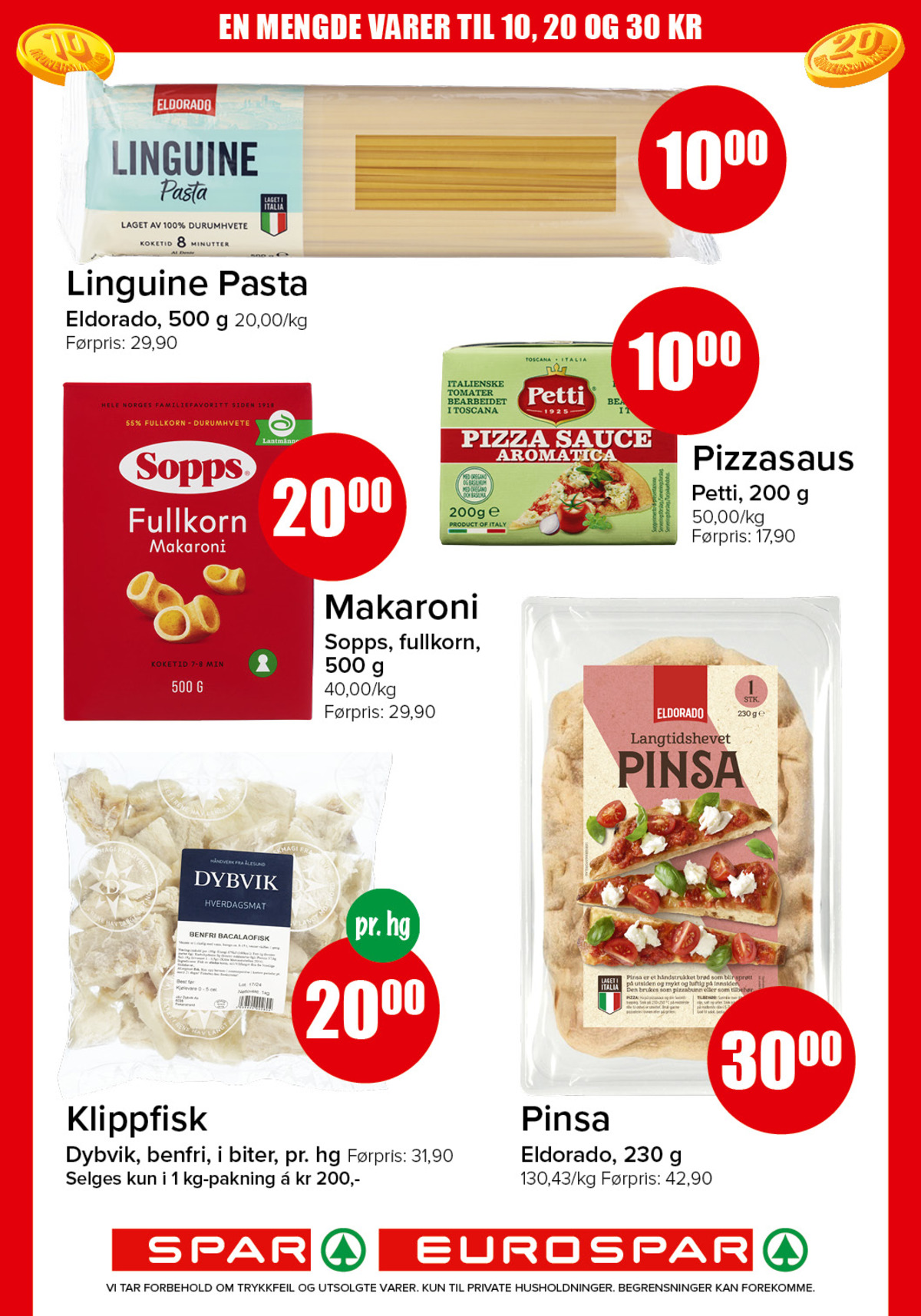 Se Spar - Eurospar kundeavis for uke 2 på Tilbudsuken.no. Se gode tilbud på mange varer, f.eks. linguine pasta eldorado eller makaroni fullkorn sopps. Les kundeavisen her! Side 6