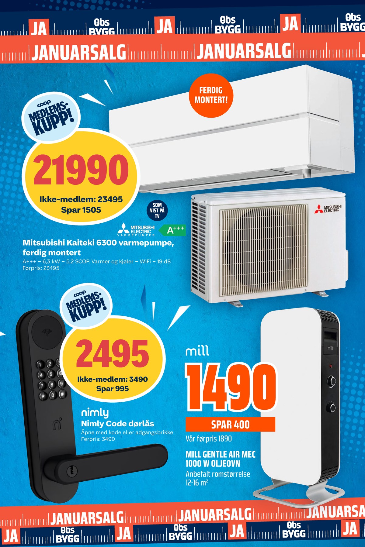 Se Coop Obs Bygg kundeavis for uge 2 på Tilbudsuken.no. Se gode tilbud på mange varer. Les kundeavisen her! Side 11