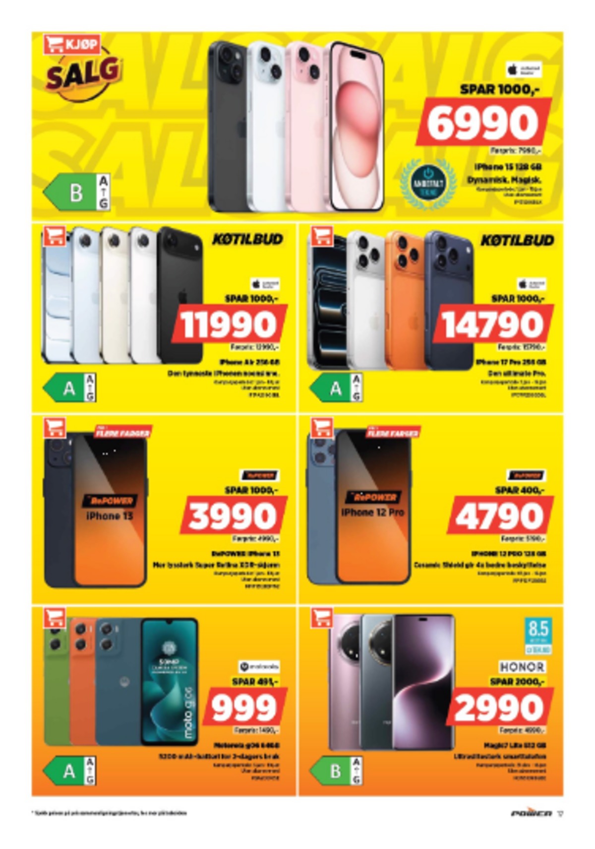 Se Power kundeavis for uge 2 på Tilbudsuken.no. Se gode tilbud på mange varer. Les kundeavisen her! Side 17