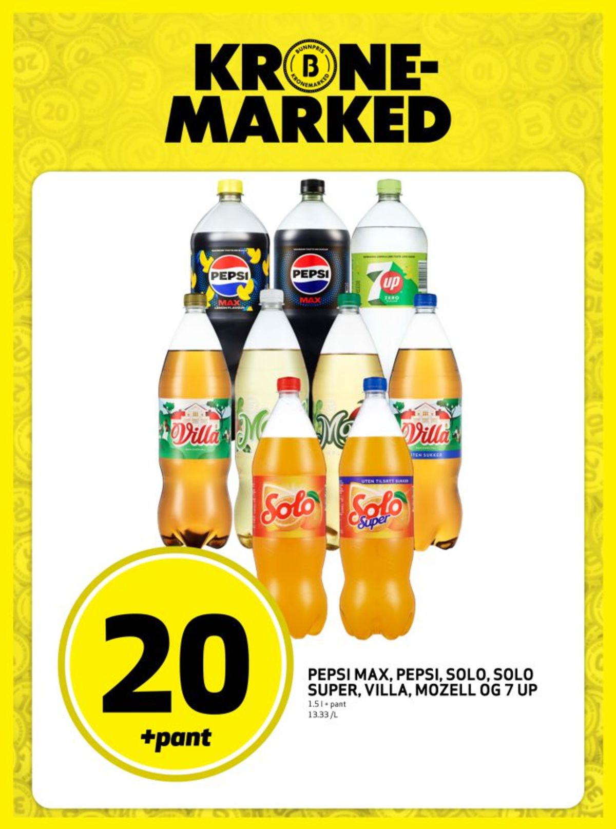 Se Bunnpris kundeavis for uke 2 på Tilbudsuken.no. Se gode tilbud på mange varer, f.eks. pepsi max pepsi max eller solo solo. Les kundeavisen her! Side 18