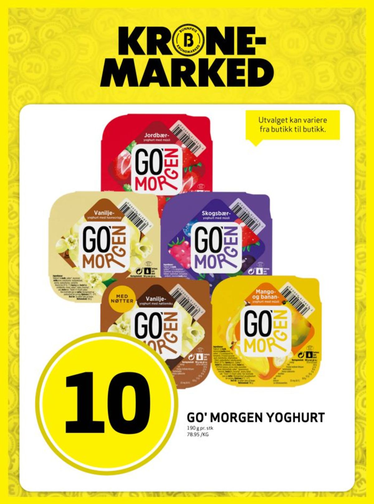 Se Bunnpris kundeavis for uke 2 på Tilbudsuken.no. Se gode tilbud på mange varer, f.eks. vanilje yoghurt go morgen eller jordbær yoghurt go morgen. Les kundeavisen her! Side 5