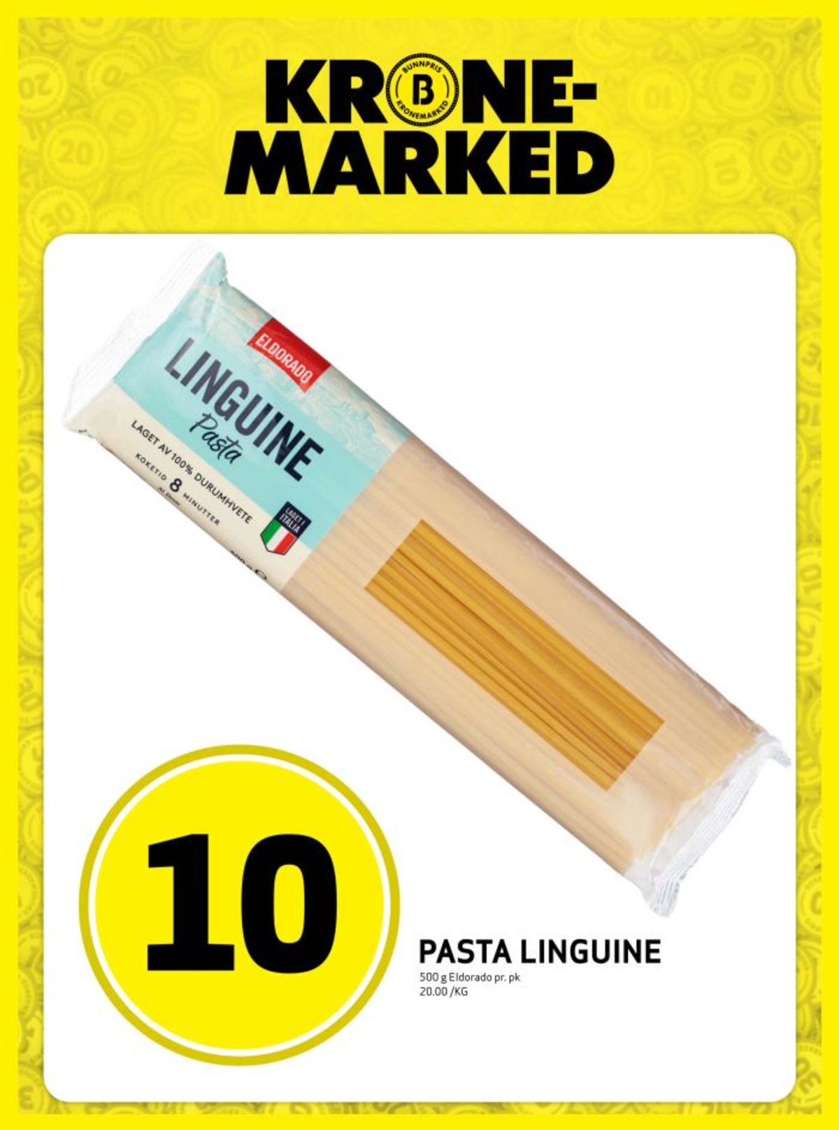 Se Bunnpris kundeavis for uke 2 på Tilbudsuken.no. Se gode tilbud på mange varer, f.eks. linguine pasta eldorado eller andre varer. Les kundeavisen her! Side 9