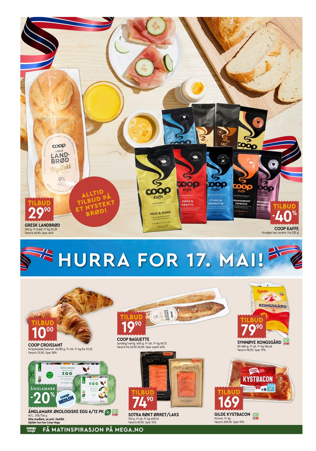 Se Coop Mega kundeavis for uge 20 på Tilbudsuken.no. Se gode tilbud på mange varer. Les kundeavisen her! Side 2
