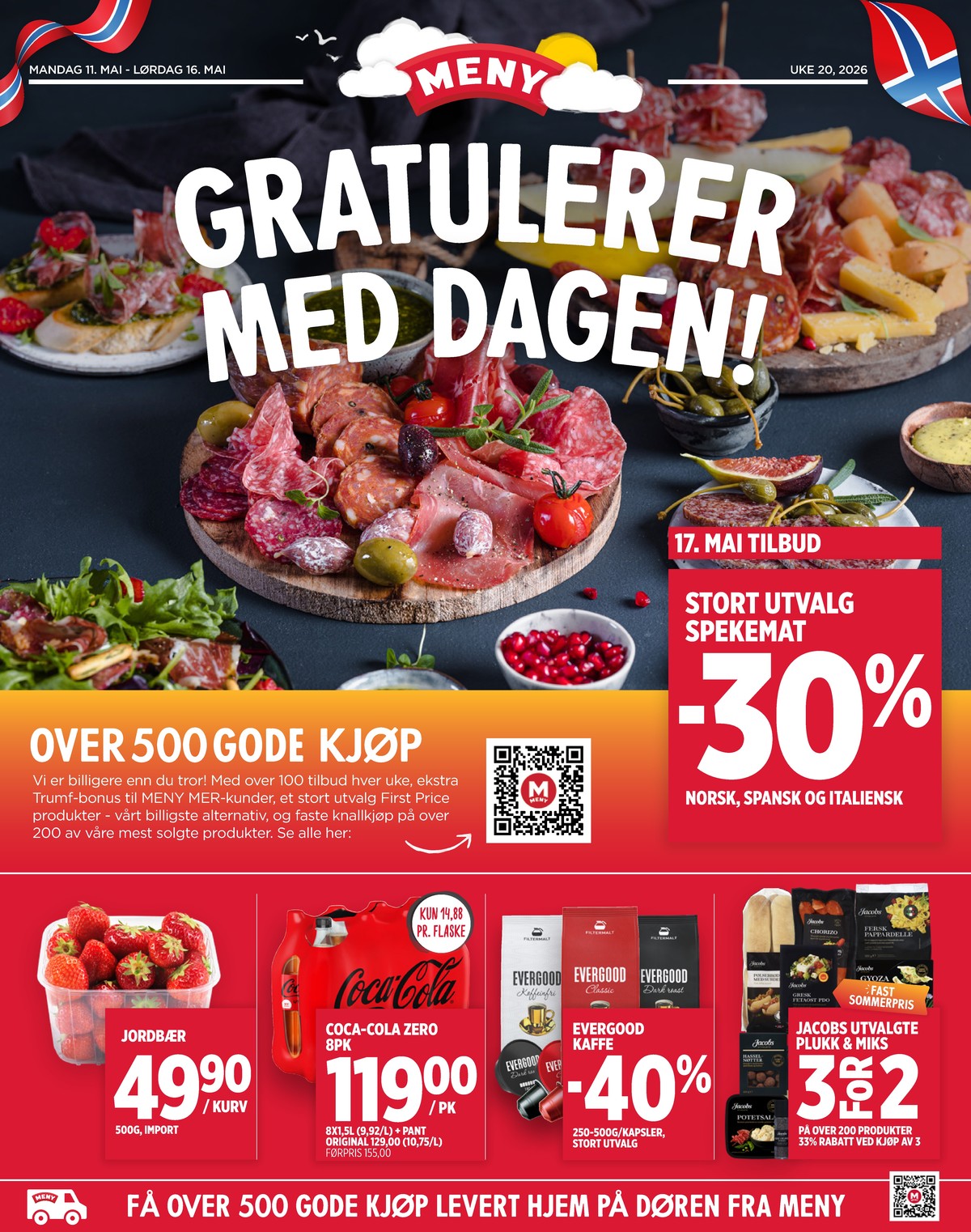 Se Meny kundeavis for uge 20 på Tilbudsuken.no. Se gode tilbud på mange varer. Les kundeavisen her! Side 1