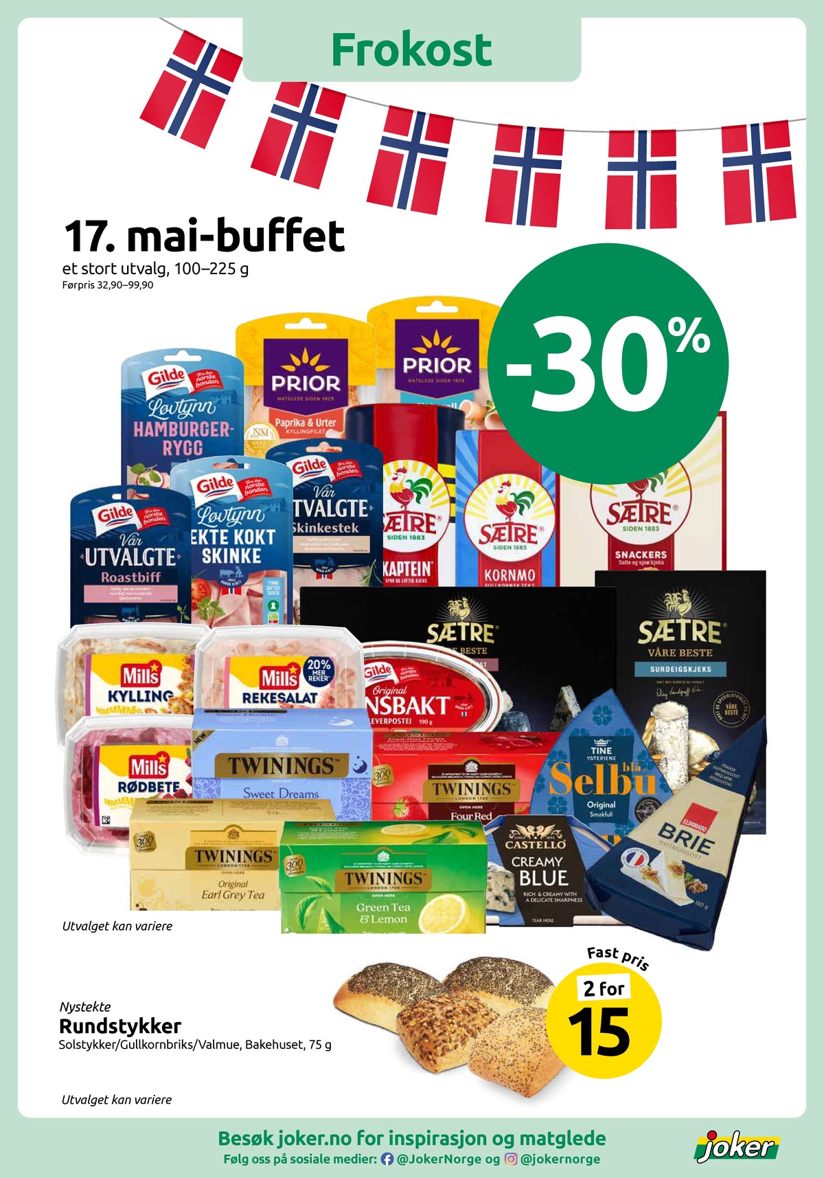 Se Joker kundeavis for uge 20 på Tilbudsuken.no. Se gode tilbud på mange varer. Les kundeavisen her! Side 5