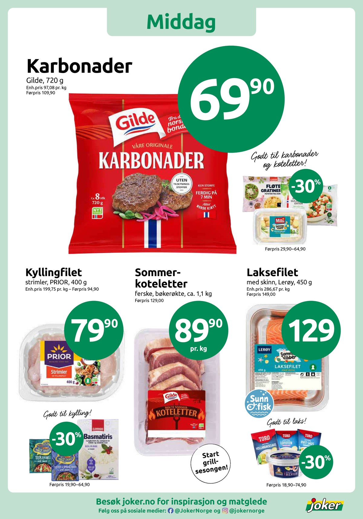 Se Joker kundeavis for uge 20 på Tilbudsuken.no. Se gode tilbud på mange varer. Les kundeavisen her! Side 8
