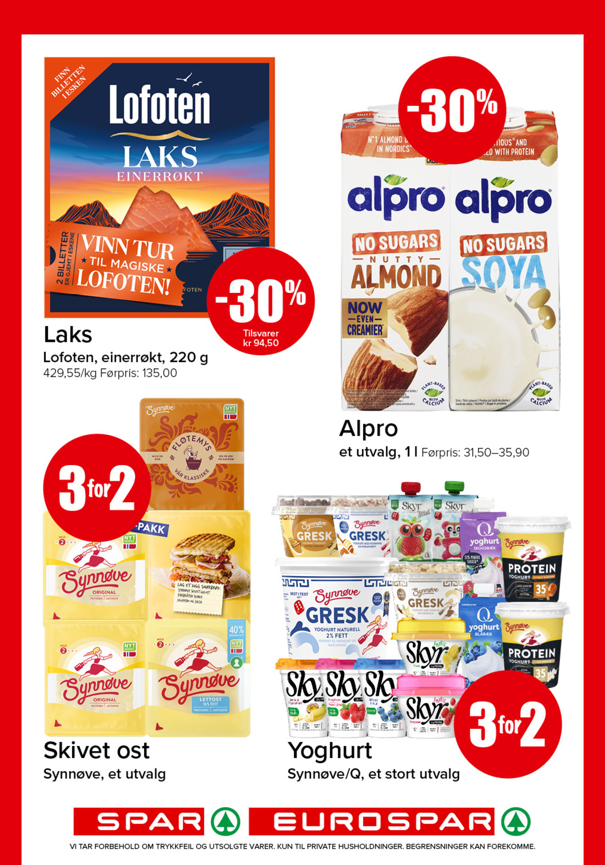 Se Spar - Eurospar kundeavis for uke 20 på Tilbudsuken.no. Se gode tilbud på mange varer, f.eks. laks lofoten eller fløtemysost synnøve finden. Les kundeavisen her! Side 11